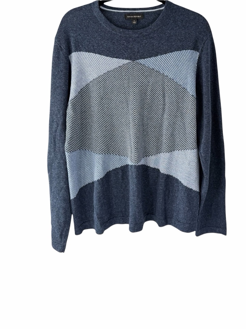 Banana Republic Men’s Classic Preppy Casual Coastal Silk Blend Sweater Sz L
